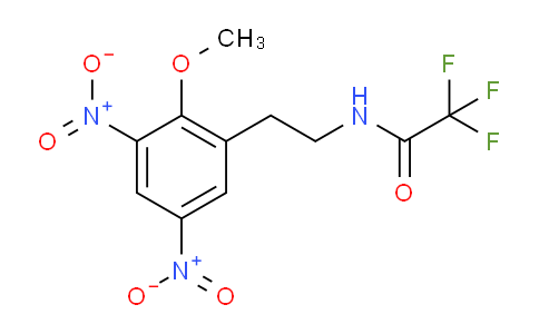 CAS No. 1161880-88-1, 2,2,2-Trifluoro-N-(2-methoxy-3,5-dinitrophenethyl)acetamide