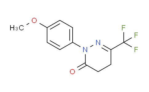 CAS No. 1161004-77-8, 2-(4-Methoxyphenyl)-6-(trifluoromethyl)-4,5-dihydropyridazin-3(2H)-one