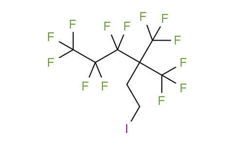 CAS No. 115347-68-7, 1,1,1,2,2,3,3-Heptafluoro-6-iodo-4,4-bis(trifluoromethyl)hexane