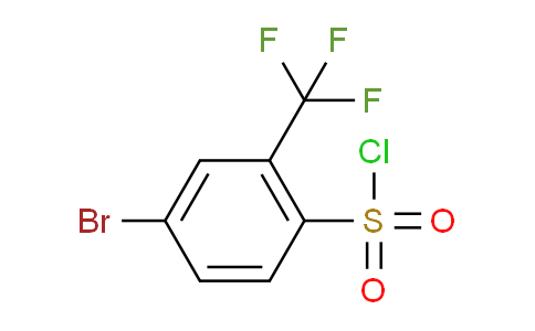 4-Bromo-2-(trifluoromethyl)benzene-1-sulfonyl chloride