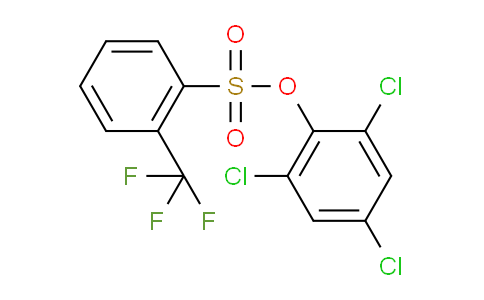CAS No. 1171919-40-6, 2,4,6-Trichlorophenyl 2-(trifluoromethyl)benzenesulfonate