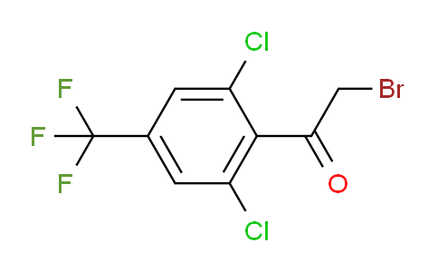 CAS No. 175205-89-7, 2-Bromo-1-(2,6-dichloro-4-(trifluoromethyl)phenyl)ethanone