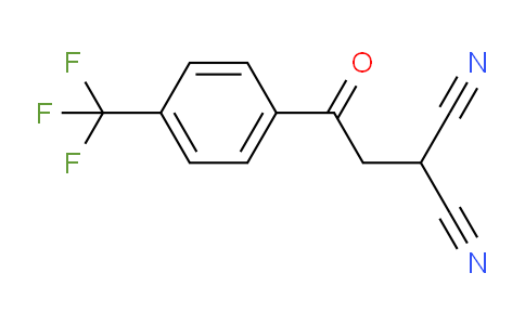 CAS No. 312308-30-8, 2-(2-Oxo-2-(4-(trifluoromethyl)phenyl)ethyl)malononitrile