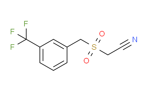 CAS No. 175276-81-0, 2-((3-(Trifluoromethyl)benzyl)sulfonyl)acetonitrile