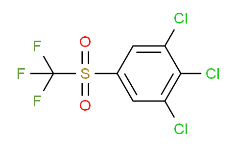 CAS No. 104614-75-7, 1,2,3-Trichloro-5-((trifluoromethyl)sulfonyl)benzene