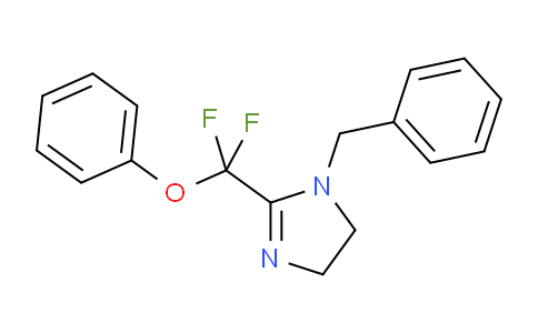 CAS No. 1069085-16-0, 1-Benzyl-2-[difluoro(phenoxy)methyl]-4,5-dihydro-1H-imidazole