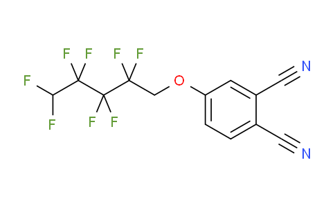 CAS No. 121068-03-9, 4-((2,2,3,3,4,4,5,5-Octafluoropentyl)oxy)phthalonitrile