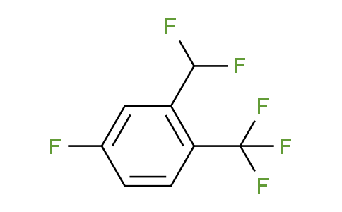 CAS No. 1214358-19-6, 2-(Difluoromethyl)-4-fluoro-1-(trifluoromethyl)benzene