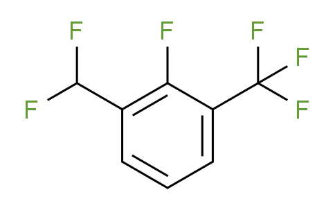 CAS No. 1214372-93-6, 1-(Difluoromethyl)-2-fluoro-3-(trifluoromethyl)benzene