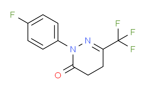 CAS No. 1161004-70-1, 2-(4-Fluorophenyl)-6-(trifluoromethyl)-4,5-dihydropyridazin-3(2H)-one