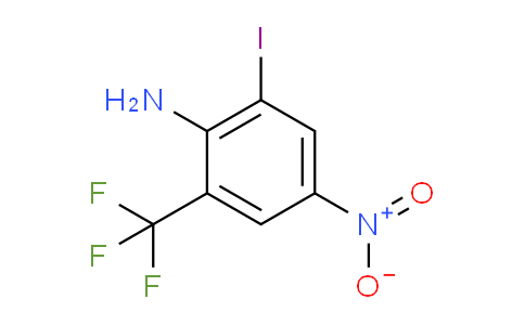 CAS No. 400-69-1, 2-Iodo-4-nitro-6-(trifluoromethyl)aniline