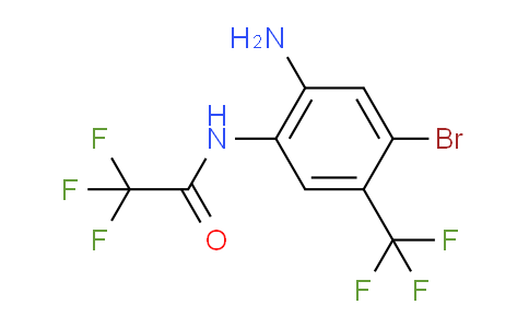 CAS No. 156425-22-8, N-(2-Amino-4-bromo-5-(trifluoromethyl)phenyl)-2,2,2-trifluoroacetamide