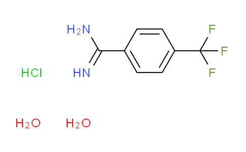 CAS No. 175278-62-3, 4-(Trifluoromethyl)benzimidamide hydrochloride dihydrate