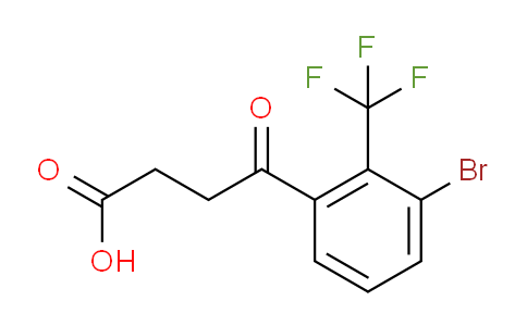 CAS No. 1416373-70-0, 4-(3-Bromo-2-trifluoromethylphenyl)-4-oxo-butyric acid