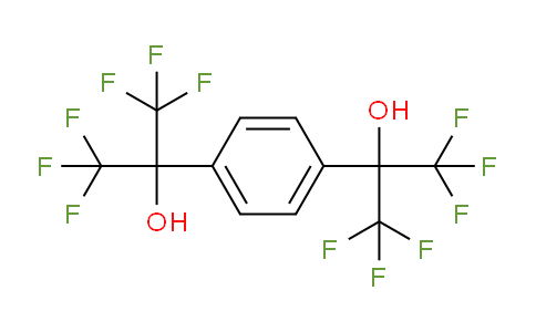 CAS No. 1992-15-0, 2,2'-(1,4-Phenylene)bis(1,1,1,3,3,3-hexafluoropropan-2-ol)