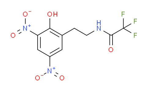 CAS No. 1161880-89-2, 2,2,2-Trifluoro-N-(2-hydroxy-3,5-dinitrophenethyl)acetamide