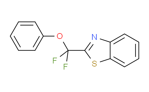 CAS No. 939773-92-9, 2-(Difluoro(phenoxy)methyl)benzo[d]thiazole