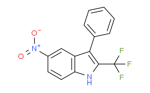 CAS No. 1223418-34-5, 5-Nitro-3-phenyl-2-(trifluoromethyl)-1H-indole