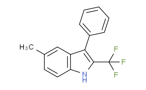 CAS No. 1223418-33-4, 5-Methyl-3-phenyl-2-(trifluoromethyl)-1H-indole