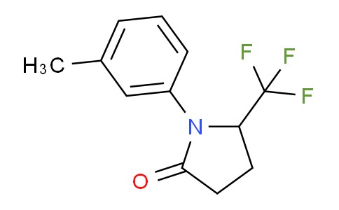 CAS No. 1224599-67-0, 1-m-Tolyl-5-(trifluoromethyl)pyrrolidin-2-one