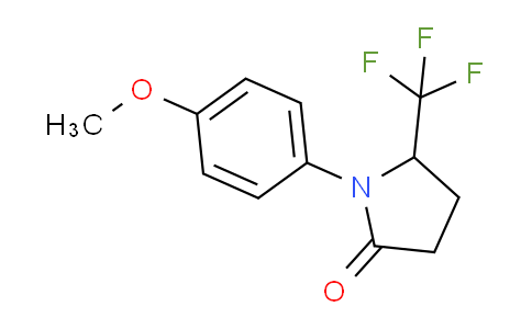CAS No. 1020717-93-4, 1-(4-Methoxyphenyl)-5-(trifluoromethyl)pyrrolidin-2-one