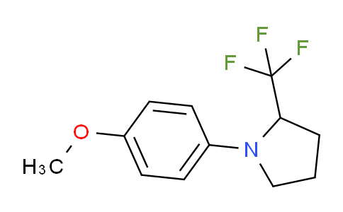 CAS No. 931383-15-2, 1-(4-Methoxyphenyl)-2-(trifluoromethyl)pyrrolidine
