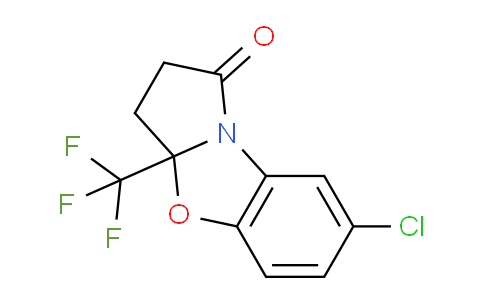 CAS No. 1190209-17-6, 7-Chloro-3a-(trifluoromethyl)-3,3a-dihydrobenzo[d]pyrrolo[2,1-b]oxazol-1(2H)-one