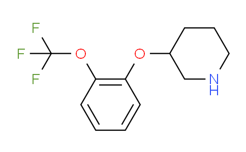 CAS No. 1260835-42-4, 3-(2-(Trifluoromethoxy)phenoxy)piperidine