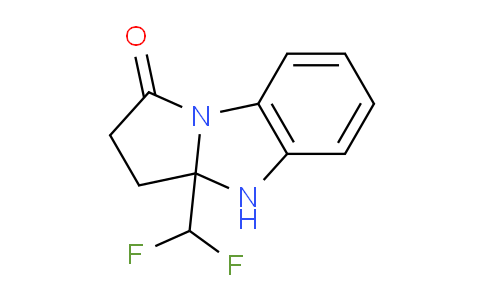CAS No. 1192308-63-6, 3a-(Difluoromethyl)-2,3,3a,4-tetrahydro-1H-benzo[d]pyrrolo[1,2-a]imidazol-1-one