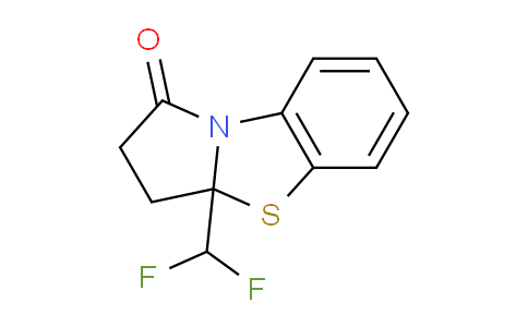 CAS No. 1191927-89-5, 3a-(Difluoromethyl)-3,3a-dihydrobenzo[d]pyrrolo[2,1-b]thiazol-1(2H)-one
