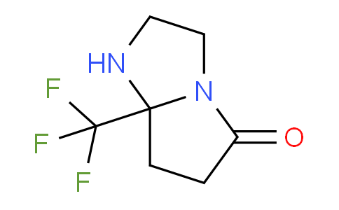 CAS No. 1186534-07-5, 7a-(Trifluoromethyl)tetrahydro-1H-pyrrolo[1,2-a]imidazol-5(6H)-one