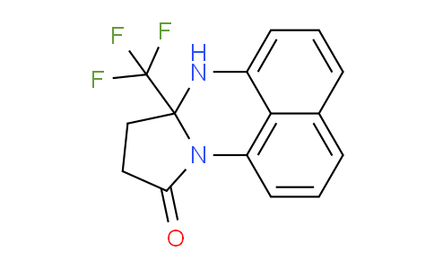 CAS No. 1186629-87-7, 7a-(Trifluoromethyl)-8,9-dihydro-7H-pyrrolo[1,2-a]perimidin-10(7aH)-one