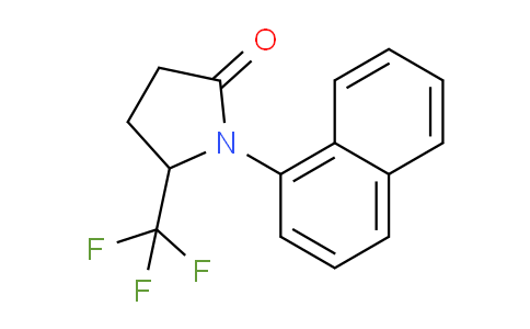 CAS No. 1416373-11-9, 1-(Naphthalen-1-yl)-5-(trifluoromethyl)pyrrolidin-2-one