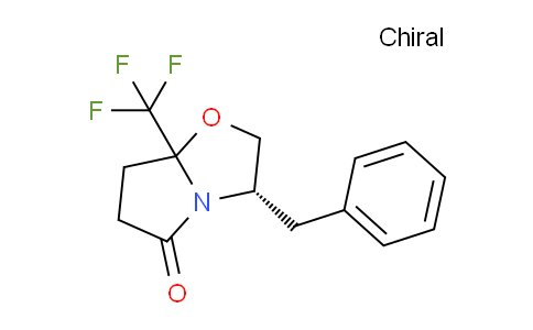 CAS No. 1190603-70-3, (3S)-3-Benzyl-7a-(trifluoromethyl)tetrahydropyrrolo[2,1-b]oxa-zol-5(6H)-one