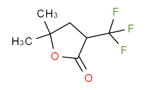 CAS No. 164929-15-1, 5,5-Dimethyl-3-(trifluoromethyl)dihydrofuran-2(3H)-one