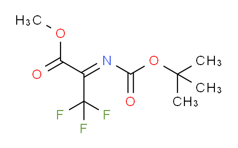 CAS No. 126535-89-5, Methyl 2-((tert-butoxycarbonyl)imino)-3,3,3-trifluoropropanoate