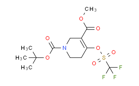 CAS No. 161491-25-4, 1-tert-Butyl 3-methyl 4-(((trifluoromethyl)sulfonyl)oxy)-5,6-dihydropyridine-1,3(2H)-dicarboxylate