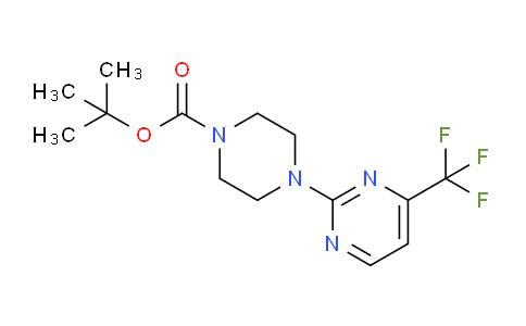 CAS No. 668484-15-9, tert-Butyl 4-[4-(trifluoromethyl)pyrimidin-2-yl]piperazine-1-carboxylate