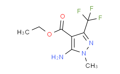 CAS No. 317806-48-7, Ethyl 5-amino-1-methyl-3-(trifluoromethyl)-1H-pyrazole-4-carboxylate