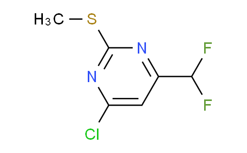 CAS No. 1204298-68-9, 4-Chloro-6-(difluoromethyl)-2-(methylthio)pyrimidine