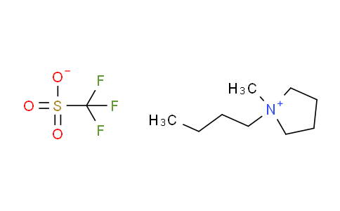 CAS No. 367522-96-1, 1-Butyl-1-methylpyrrolidinium trifluoromethylsulfonate