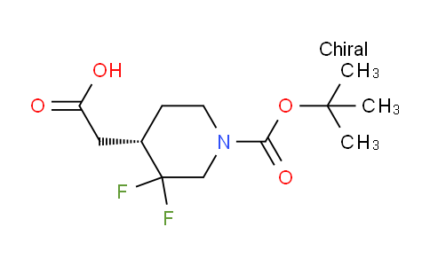 CAS No. 2227252-55-1, 2-[(4S)-1-tert-butoxycarbonyl-3,3-difluoro-4-piperidyl]acetic acid