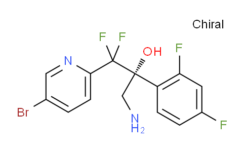 CAS No. 1809323-29-2, (2R)-3-amino-1-(5-bromo-2-pyridyl)-2-(2,4-difluorophenyl)-1,1-difluoro-propan-2-ol