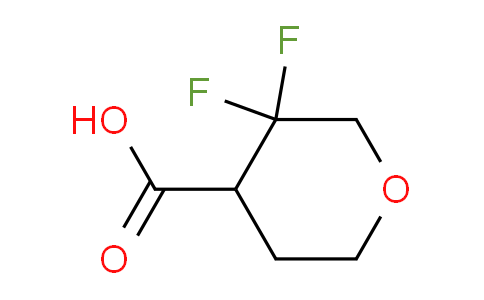 CAS No. 1504681-05-3, 3,3-difluorooxane-4-carboxylic acid
