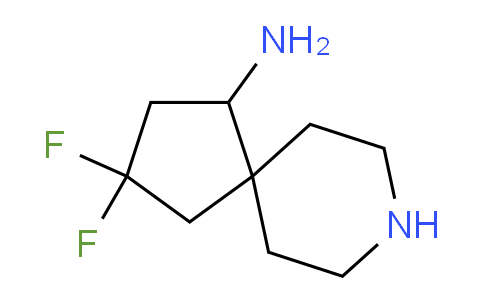 CAS No. 2055840-18-9, 3,3-difluoro-8-azaspiro[4.5]decan-1-amine