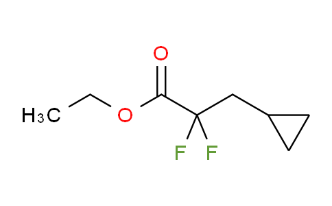 CAS No. 1267593-90-7, ethyl 3-cyclopropyl-2,2-difluoropropanoate