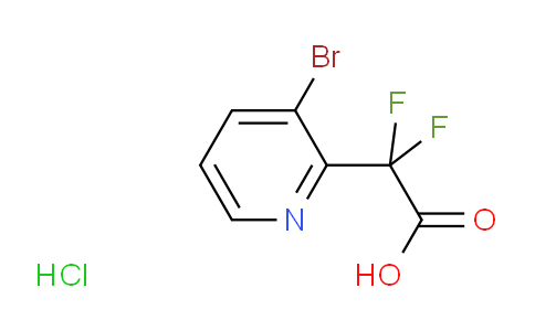 CAS No. 2060043-22-1, 2-(3-bromo-2-pyridyl)-2,2-difluoro-acetic acid;hydrochloride