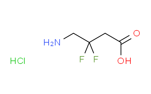 CAS No. 1423034-23-4, 4-amino-3,3-difluorobutanoic acid hydrochloride
