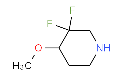 CAS No. 1373609-11-0, 3,3-difluoro-4-methoxypiperidine