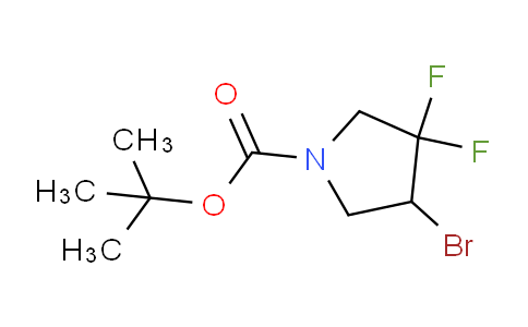 CAS No. 2167546-25-8, tert-butyl 4-bromo-3,3-difluoropyrrolidine-1-carboxylate